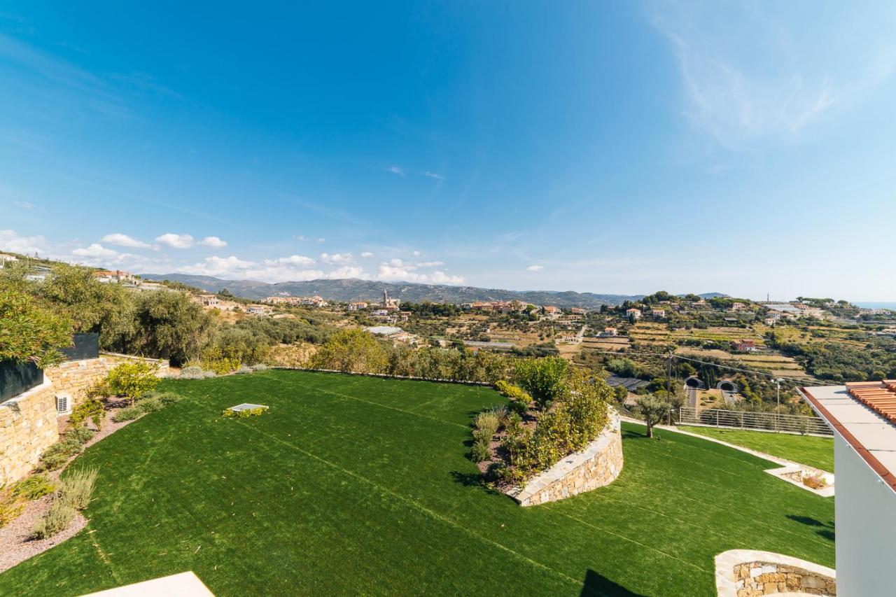 Villa Sabrina Riviera Dei Fiori A Picco Sul Mare Con Piscina Privata ,Wellness & Spa Imperia Zewnętrze zdjęcie